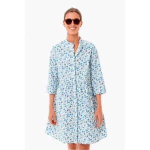 Tuckernuck Blue Floral Mini Dress